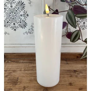 Hvide LED Lys 7,5x20 cm - Kjærs Brugskunst