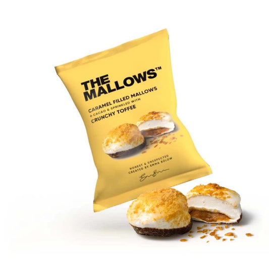 CARAMEL FILLED MALLOWS + CRUNCHY TOFFEE