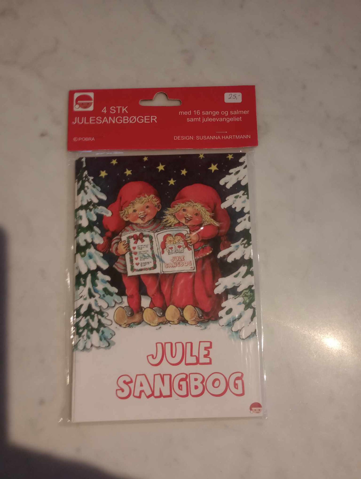 4 stk julesangbøger