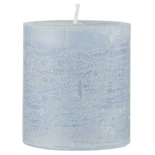 Rustikbloklys lyseblå H: 7,5