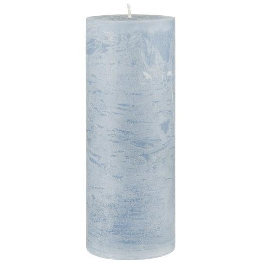 Rustikbloklys lyseblå H: 18