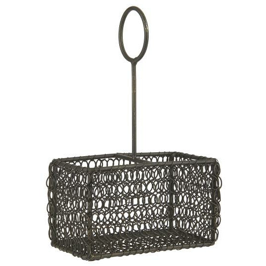 Salt/peber holder, sort
