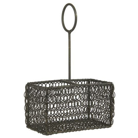 Salt/peber holder, sort