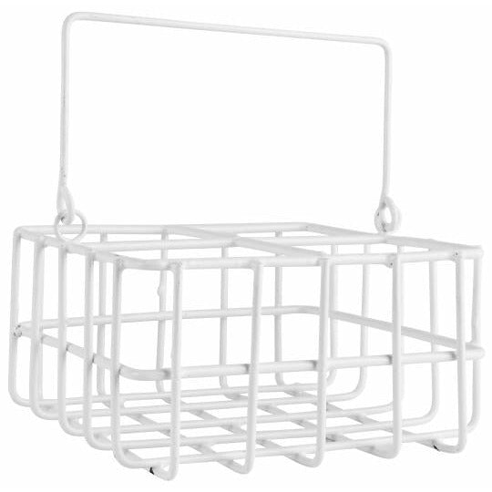 Kurv, 4 rum t. olie eddike eller salt- & peberkværne med hank