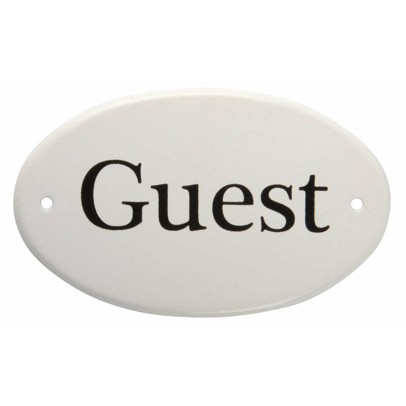 Emaljeskilt, Guest