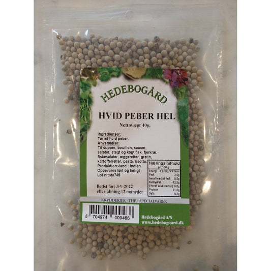 Hedebogaard Hvid peber hel