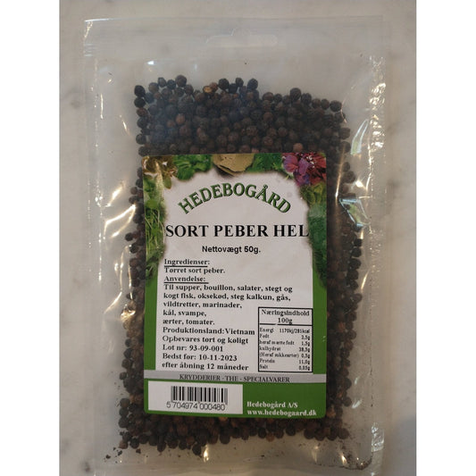 Hedebogaard Sort peber hel