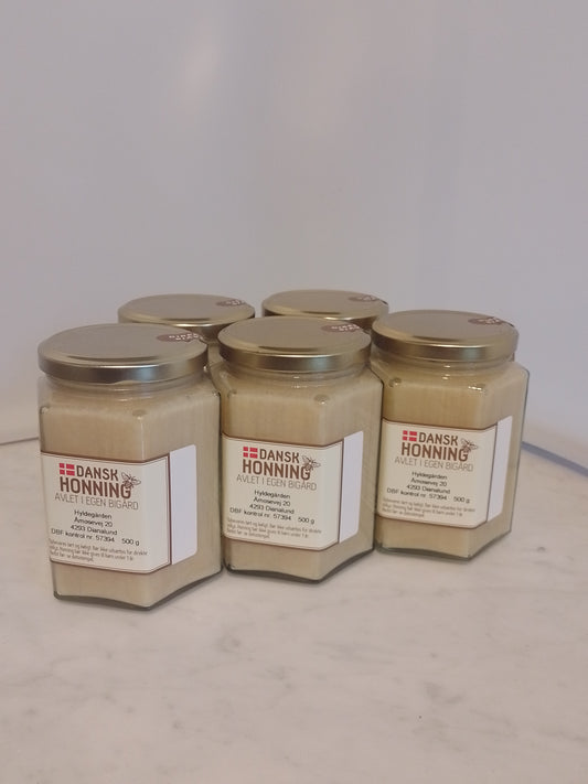 Sensommerhonning, 5 stk á 500g
