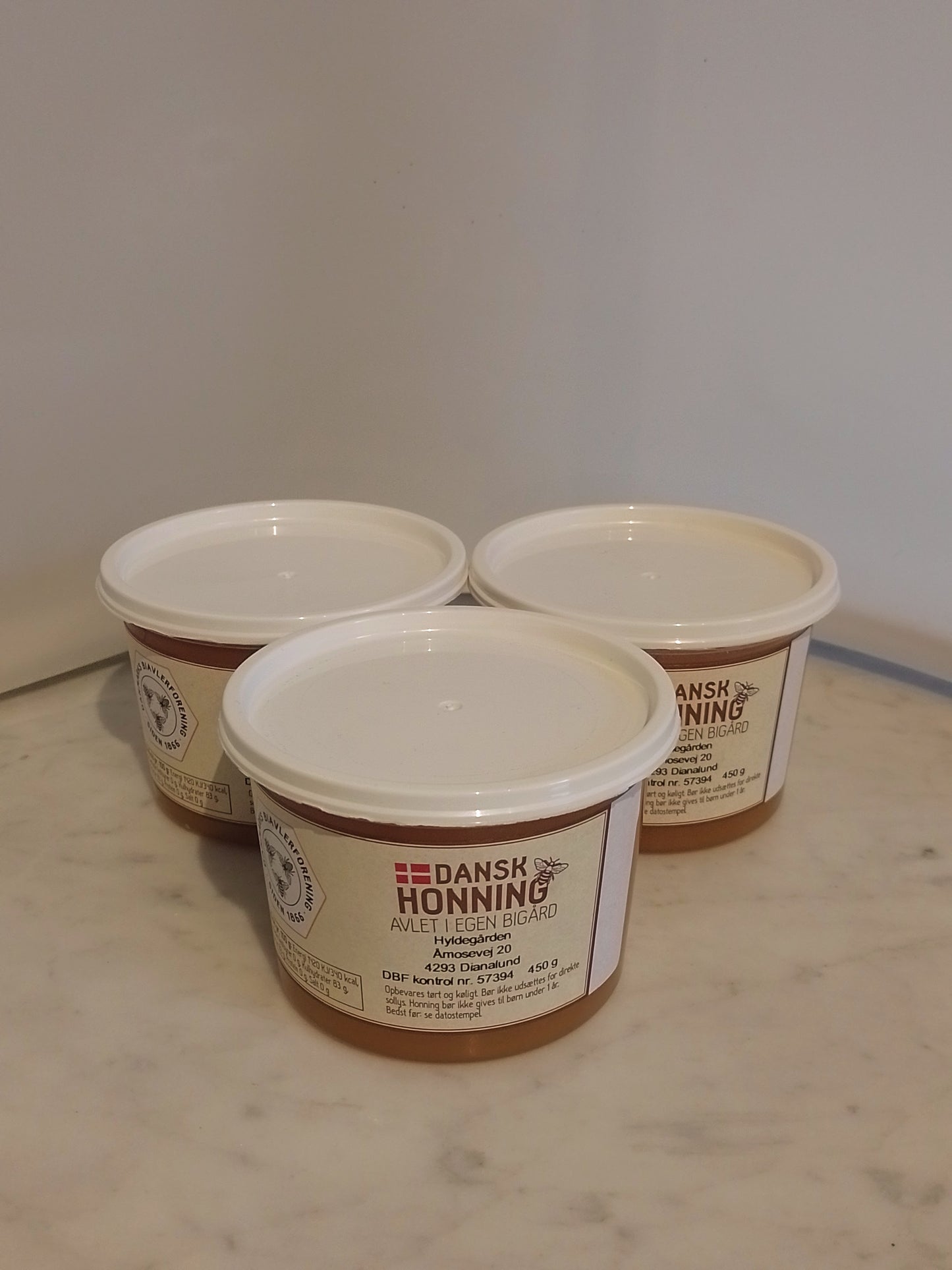 Sensommerhonning, 3 stk á 450g