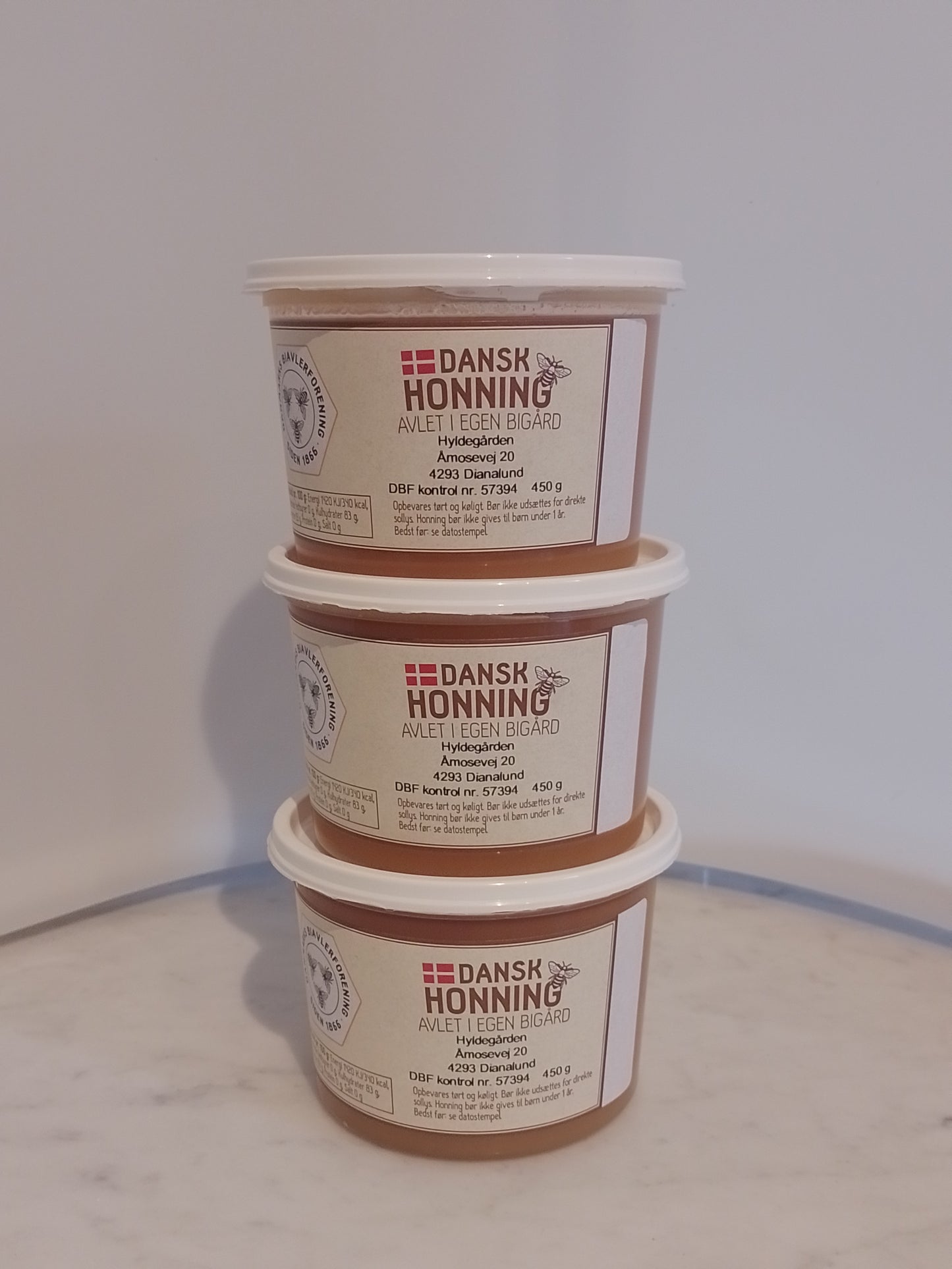 Sensommerhonning, 3 stk á 450g