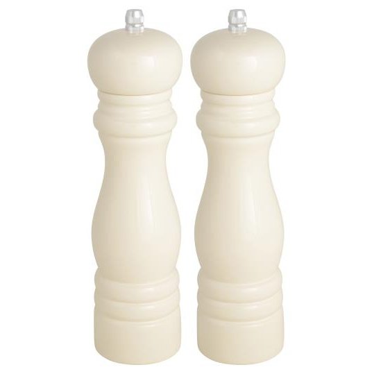Salt- & peberkværn creme, sæt af 2