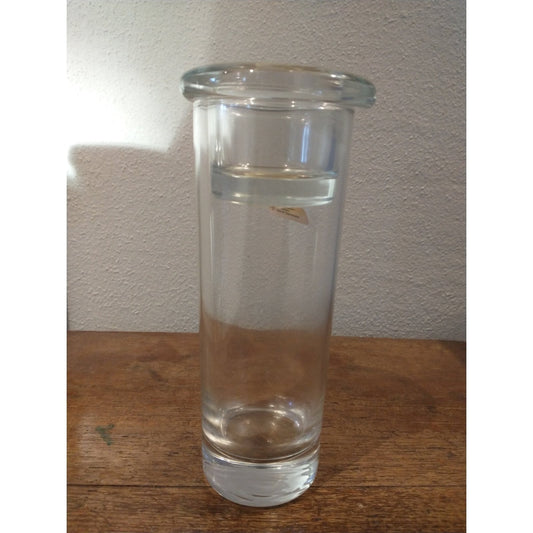 Stage til fyrfad, glas