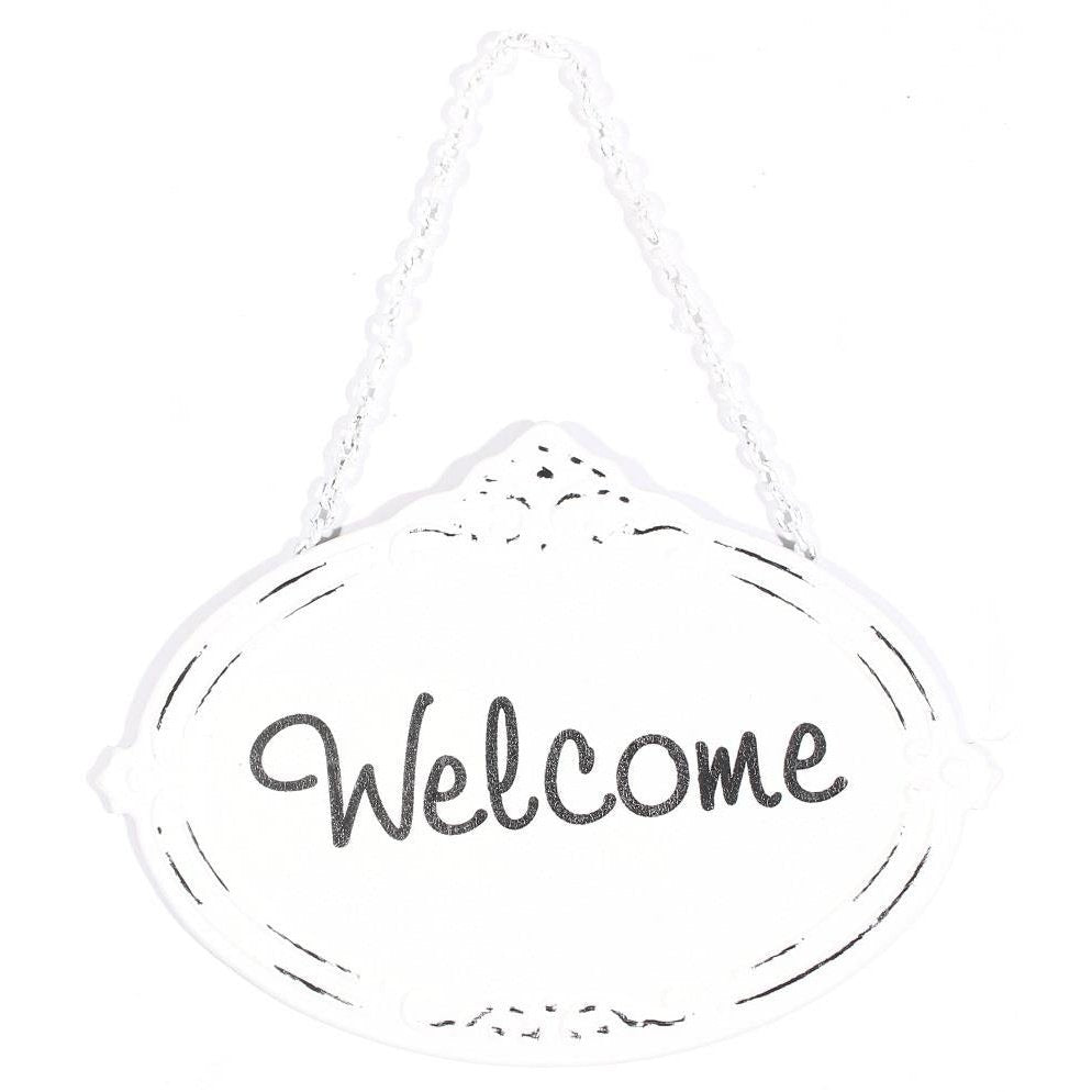 Emaljeskilt Welcome