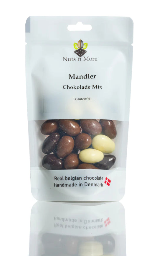 Mandler m. chokolade mix