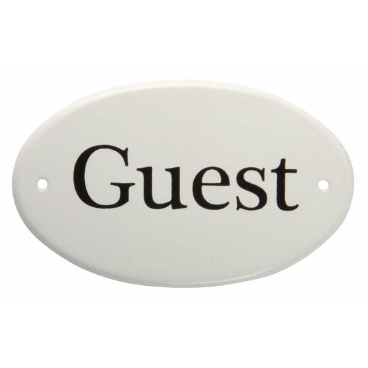 Emaljeskilt, Guest