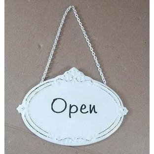 Emaljeskilt Open