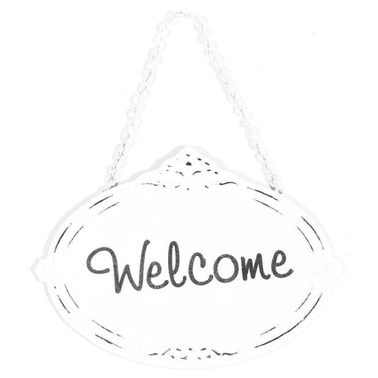 Emaljeskilt Welcome